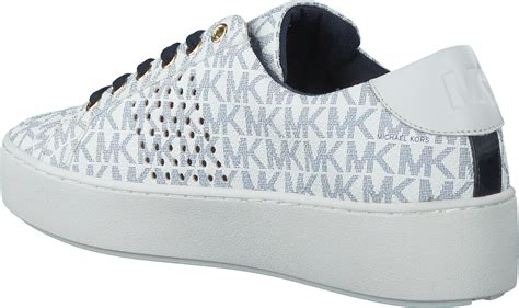 michael kors poppy sneaker white|michael kors poppy lace up.